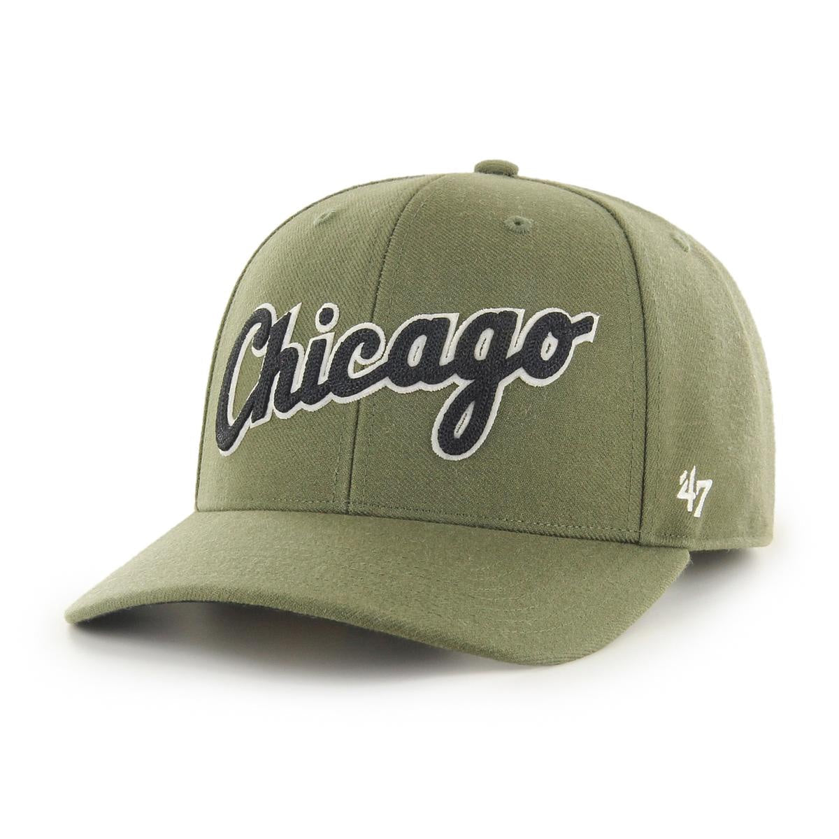 Chicago White Sox Chain Link Script MLB Vintage Snapback Baseball Cap Adjustable Streetwear Hat