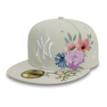 New York Yankees Floral 59Fifty MLB Vintage Snapback Baseball Cap Adjustable Streetwear Hat