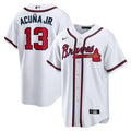 Atlanta Braves Replica White Jersey MLB Vintage Snapback Baseball Cap Adjustable Streetwear Hat