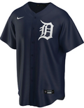 Detroit Tigers Replica Blue Jersey MLB Vintage Snapback Baseball Cap Adjustable Streetwear Hat