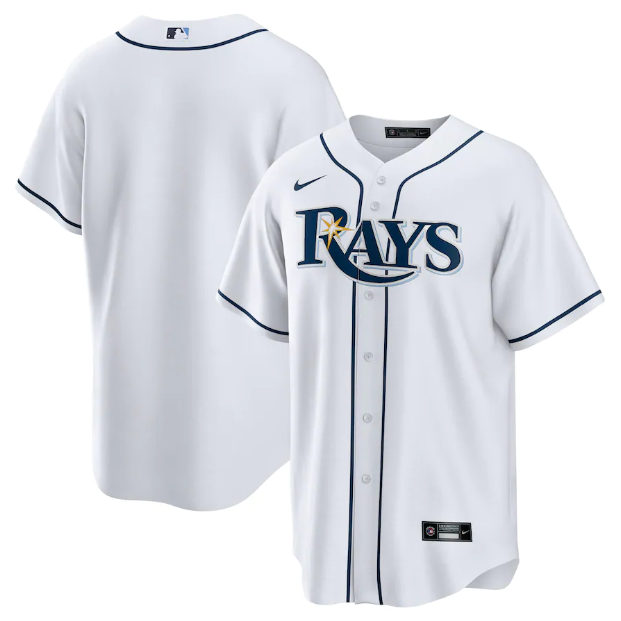 Tampa Bay Rays Replica White Jersey MLB Vintage Snapback Baseball Cap Adjustable Streetwear Hat