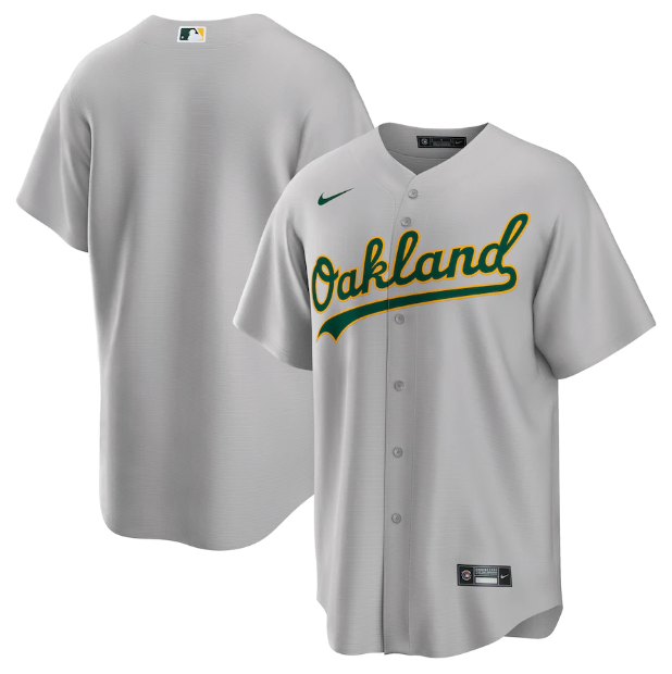 Oakland Athletics Replica Gray Jersey MLB Vintage Snapback Baseball Cap Adjustable Streetwear Hat