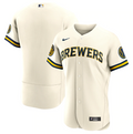 Milwaukee Brewers Authentic Cream Jersey MLB Vintage Snapback Baseball Cap Adjustable Streetwear Hat